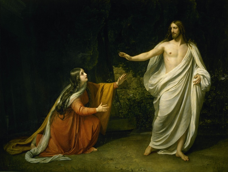 Alexander Ivanov Chrystus ukazuje się Marii Magdalenie po zmartwychwstaniu.