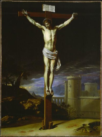 Philippe de Champaigne Chrystus na krzyżu.