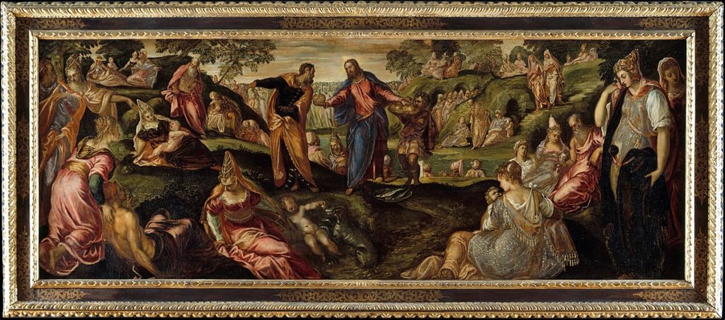 Tintoretto Cud chleba i ryb