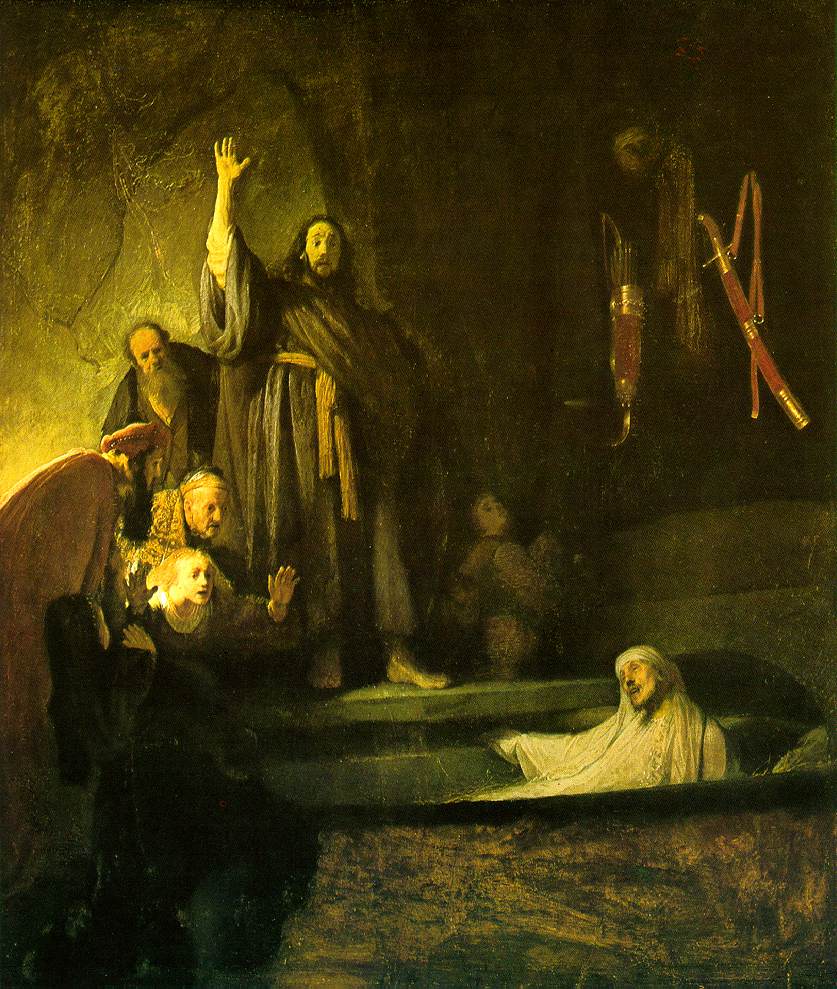 Rembrandt van Rijn Wskrzeszenie Łazarza